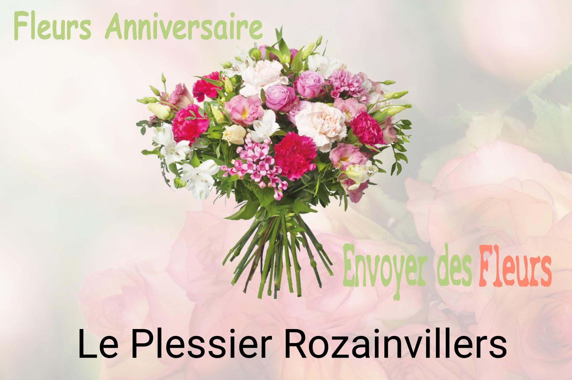 Bouquet de fleurs d’anniversaire livré à Le Plessier-Rozainvillers